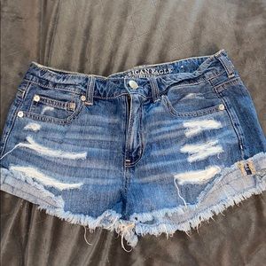 High waisted shorts
